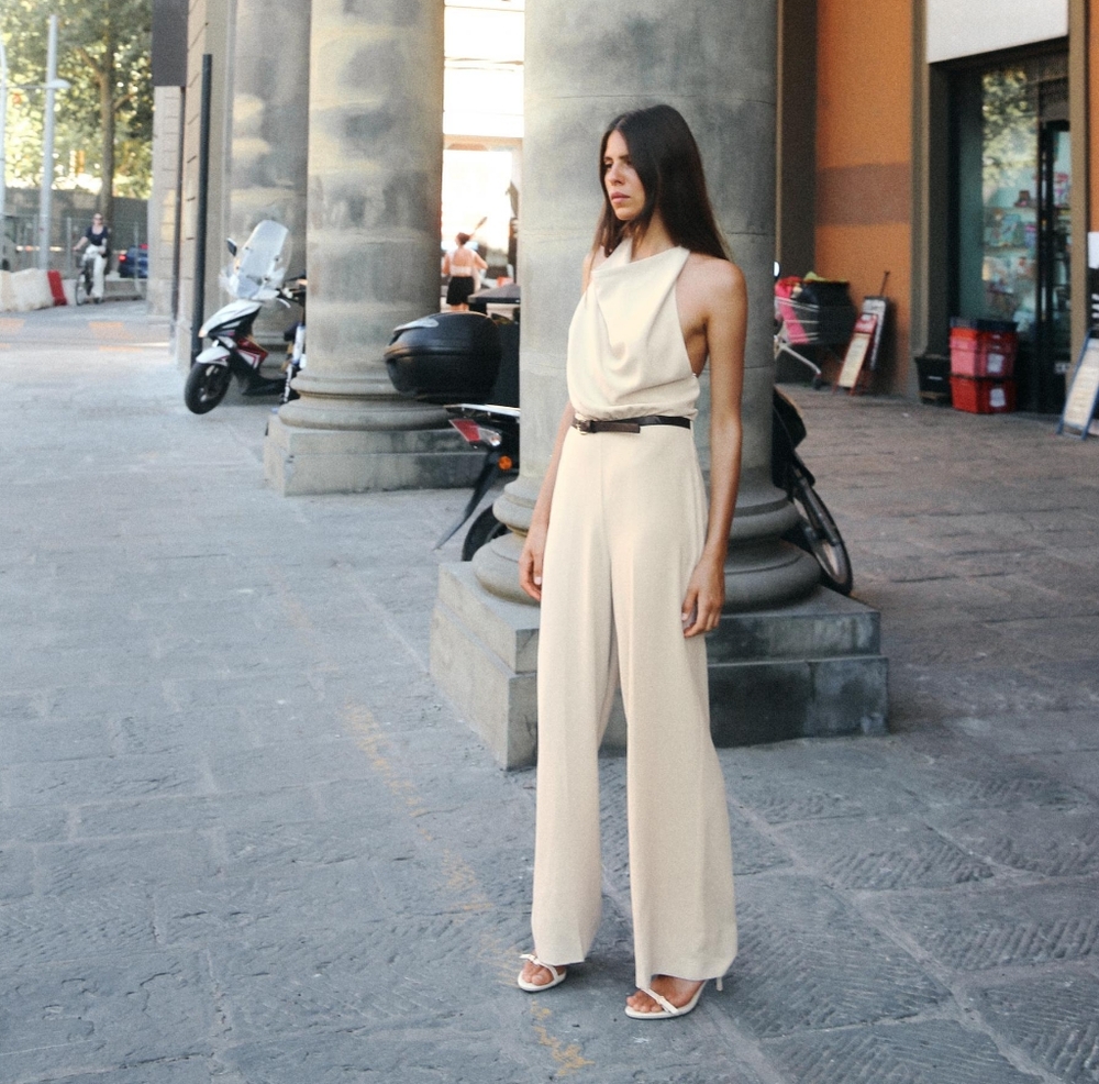 Zara Cream Jumpsuit
